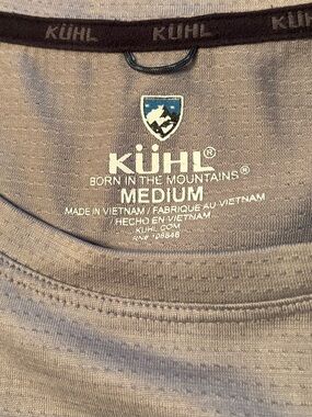 Kuhl Engineered Krew T-Shirt Men’s M Grey Cloud